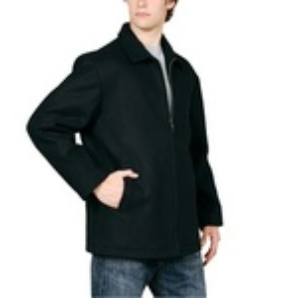Maxxsel Men's Wool Blend Zipper Jacket